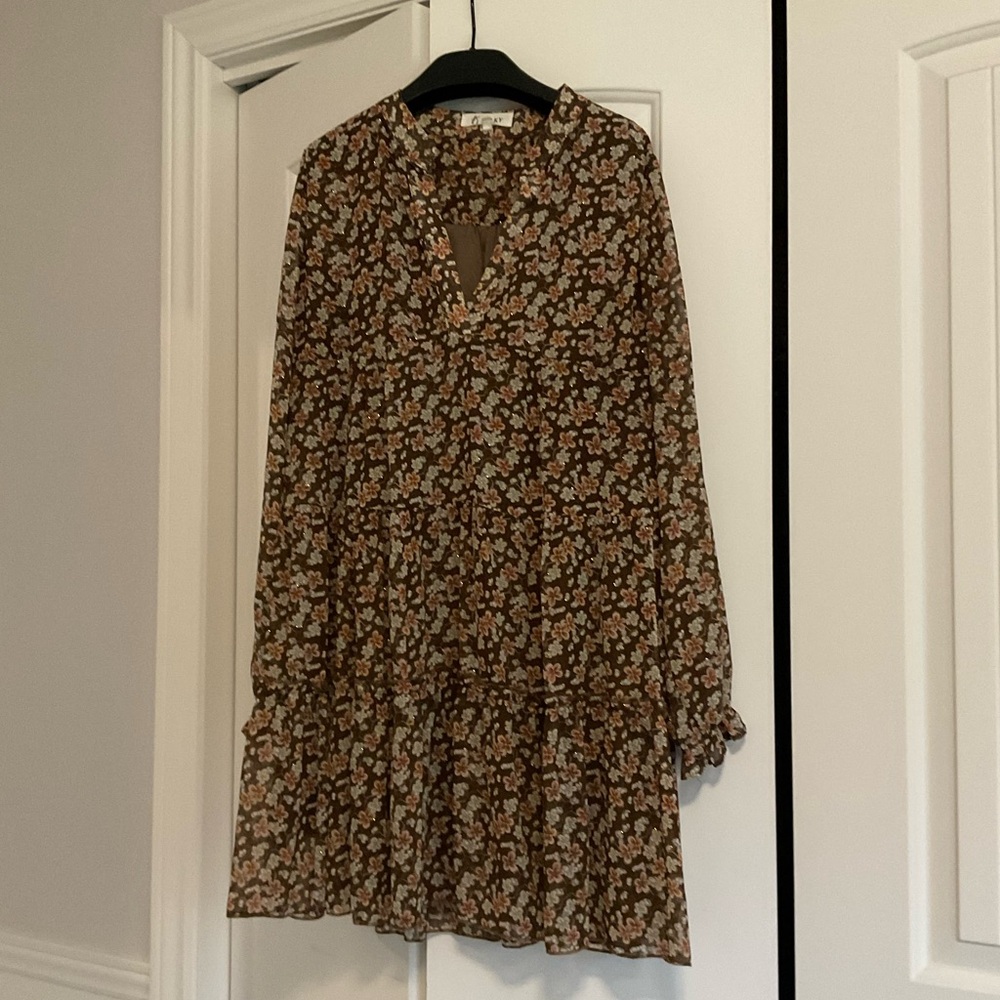 Floral Long Sleeve Dress